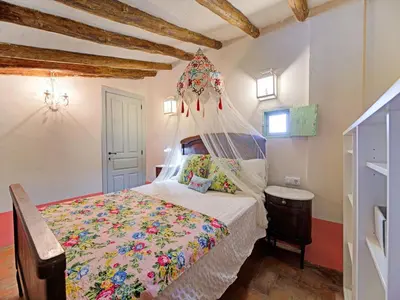 Cama o camas de una habitación en Holiday Home Fraga with Private Pool