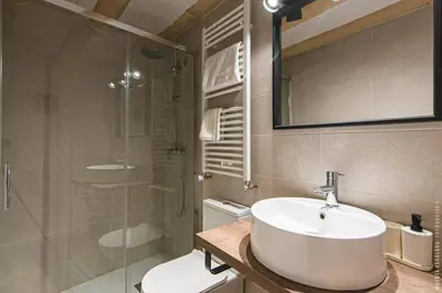 Un baño de Paisajes del Ebro Alojamiento