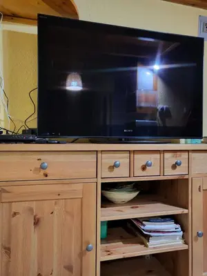 Una televisión o centro de entretenimiento en Estudio 2-4 personas en Vielha-Baqueira