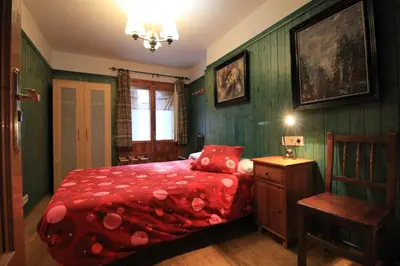 Cama o camas de una habitación en Casa Marieta
