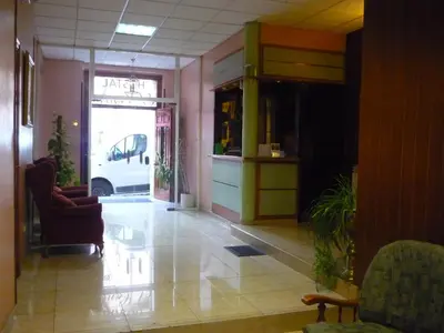 Zona de estar de Hostal El Centro