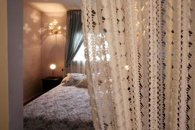 Cama o camas de una habitación en Casa Rural Los Pedregales