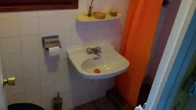 Un baño de La Casa de Las Burbujas Azules