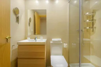 Un baño de Musales, apartamento familiar en Panticosa