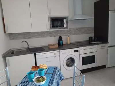 Una cocina o zona de cocina en Casa rural 