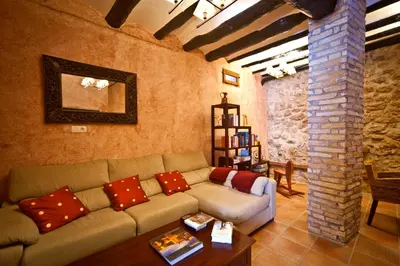 Zona de estar de Abaric Casa Rural