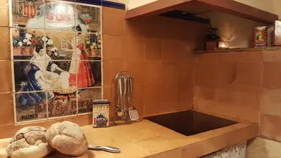 Una cocina o zona de cocina en Carmen De Arnas