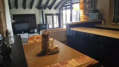 Una cocina o zona de cocina en Carmen De Arnas