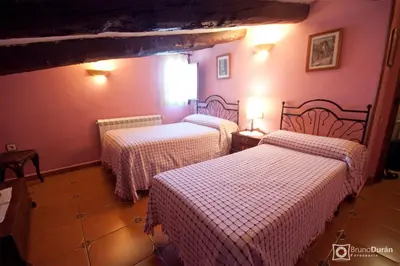Cama o camas de una habitación en Casa lo Ferre