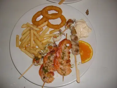 Comida en o cerca de este hostal o pensión