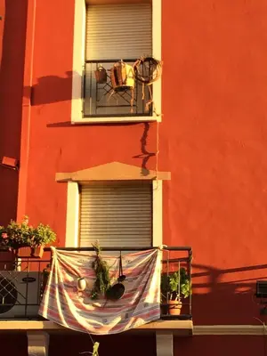 Un balcón o terraza de Hostal Delgado
