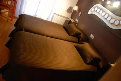 Zona de estar de Hostal Delgado