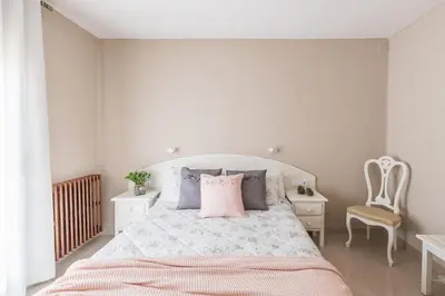Cama o camas de una habitación en Hostal Buenos Aires
