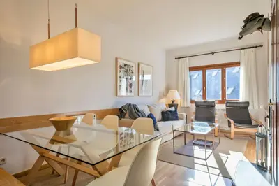 Zona de estar de Luderna - Apartamento Tanau A1 Esquirós