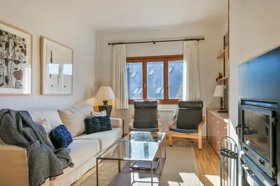 Zona de estar de Luderna - Apartamento Tanau A1 Esquirós