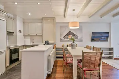 Una cocina o zona de cocina en Luderna - Apartamento Val de Ruda B82 Dera Mèu