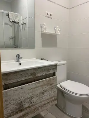 Un baño de CAL PINTABOTES - Apartamento nuevo en Camarasa