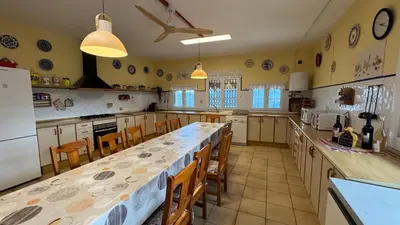 Una cocina o zona de cocina en Cal Foraster