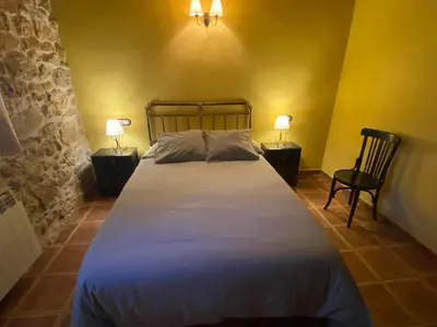 Cama o camas de una habitación en Mas de Nofre