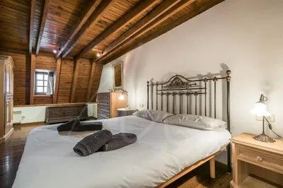 Cama o camas de una habitación en Casa Ferrera by SeaMount Rentals