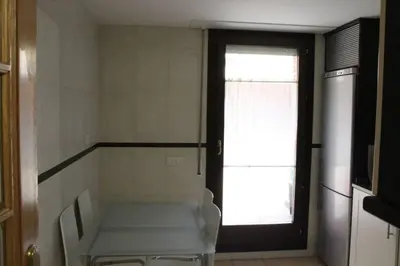 Cama o camas de una habitación en Amplio apartamento Plaza de Toros