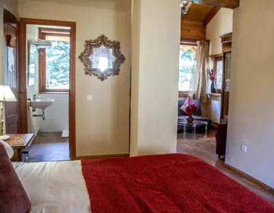 Cama o camas de una habitación en Hotel Vallibierna
