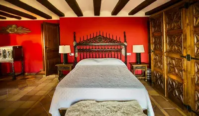 Cama o camas de una habitación en Casa Rumbet