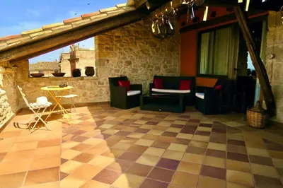 Zona de estar de Casa Rumbet