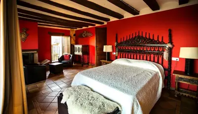 Cama o camas de una habitación en Casa Rumbet