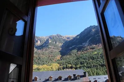 Paisaje cerca de este albergue