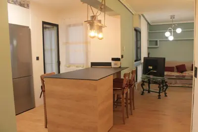 Una cocina o zona de cocina en Apartamento Pamplona Comfort