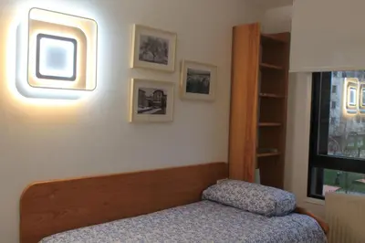 Cama o camas de una habitación en Apartamento Pamplona Comfort