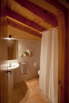 Un baño de Apartaments Cal Borda