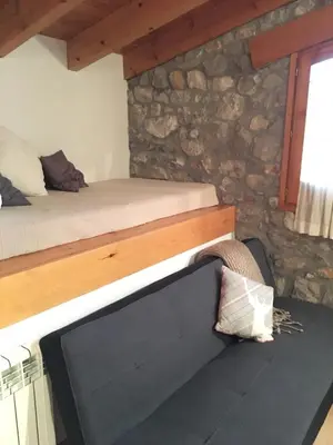 Cama o camas de una habitación en Apartaments Cal Borda
