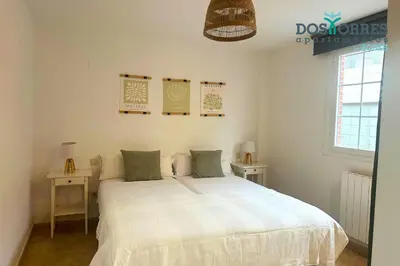 Cama o camas de una habitación en Dos Torres Erebor