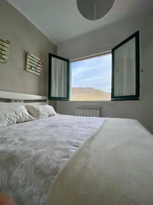 Cama o camas de una habitación en Apartamento Elizondo Giltxaurdi