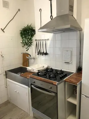 Una cocina o zona de cocina en Apartamento Elizondo Giltxaurdi