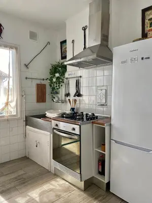Una cocina o zona de cocina en Apartamento Elizondo Giltxaurdi