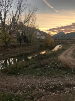 Paisaje cerca of this country house