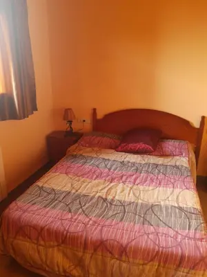 Cama o camas de una habitación en Apartamentos Farrai llova