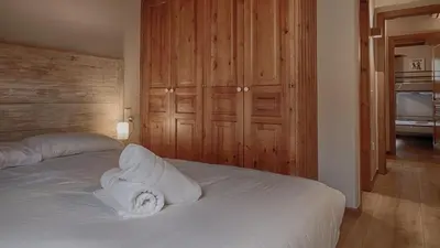 Cama o camas de una habitación en Saplan Real Estate PORTET