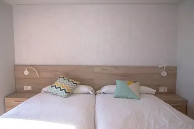 Cama o camas de una habitación en CASA SABINA
