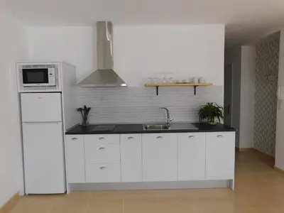 Una cocina o zona de cocina en Apartamento La Placeta