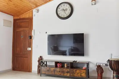 Una televisión o centro de entretenimiento en Apartament Tremp