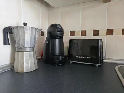Utensilios para hacer té y café en Apartamento en Urb. Las Margas Golf (piscina)