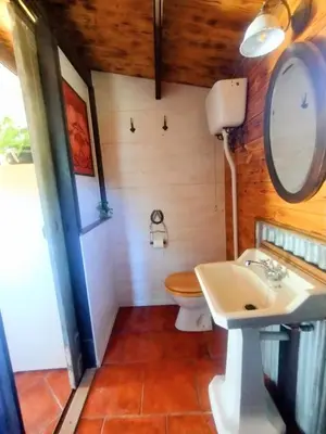 Un baño de Hill top hide away