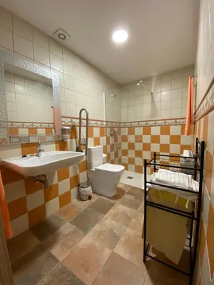 Un baño de Casa Molinero Abiego
