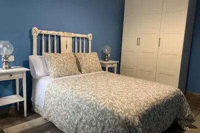 Cama o camas de una habitación en Apartamento Rural Casa Bergua en Arguis