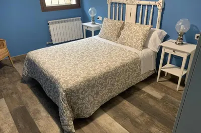 Cama o camas de una habitación en Apartamento Rural Casa Bergua en Arguis