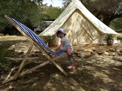 Clientes alojados en Family bell tent